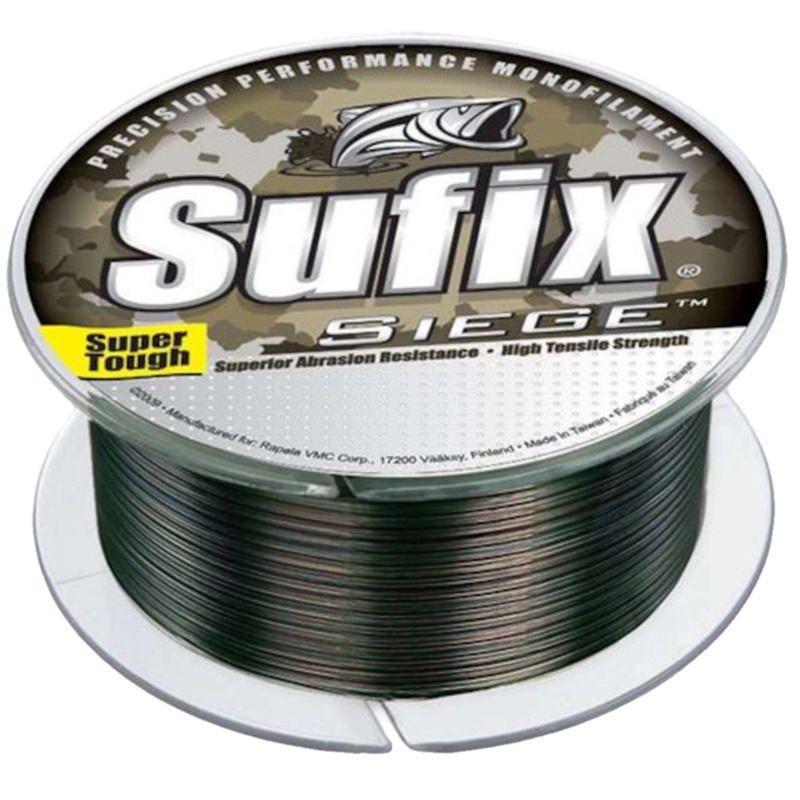 Sufix Siege Monofiliment Line 6lb, 330yds Camo