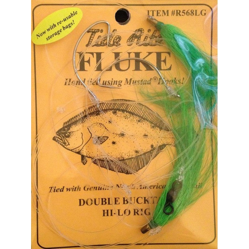 Tide Rite Double Bucktail Hi-Lo Rig Lime Green