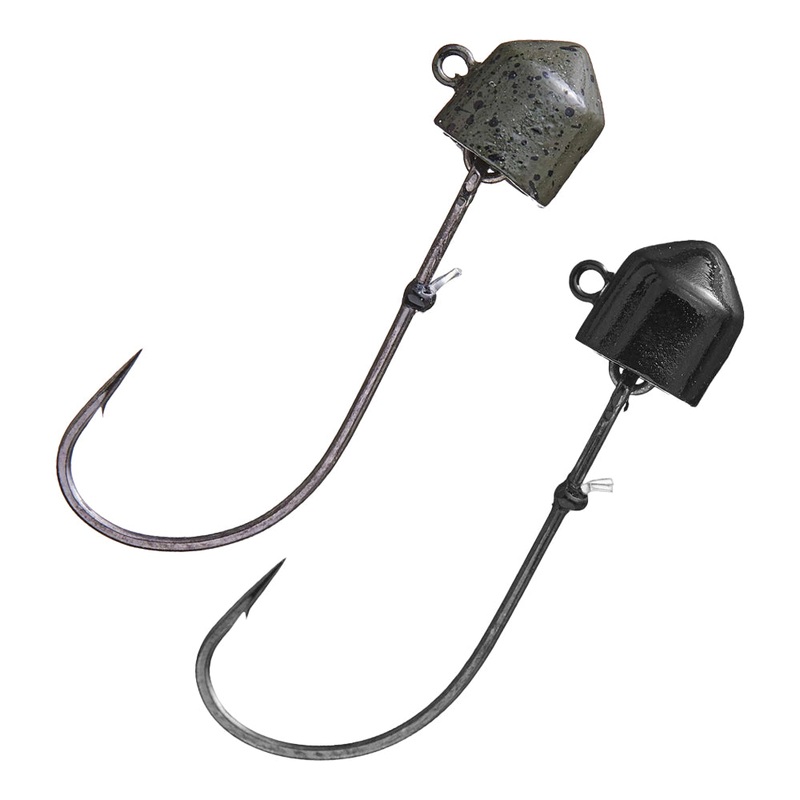 VMC Swingin Ned Rig Jighead Swingin Ned Rig (#1 – 1/16oz. – 3pk) Black