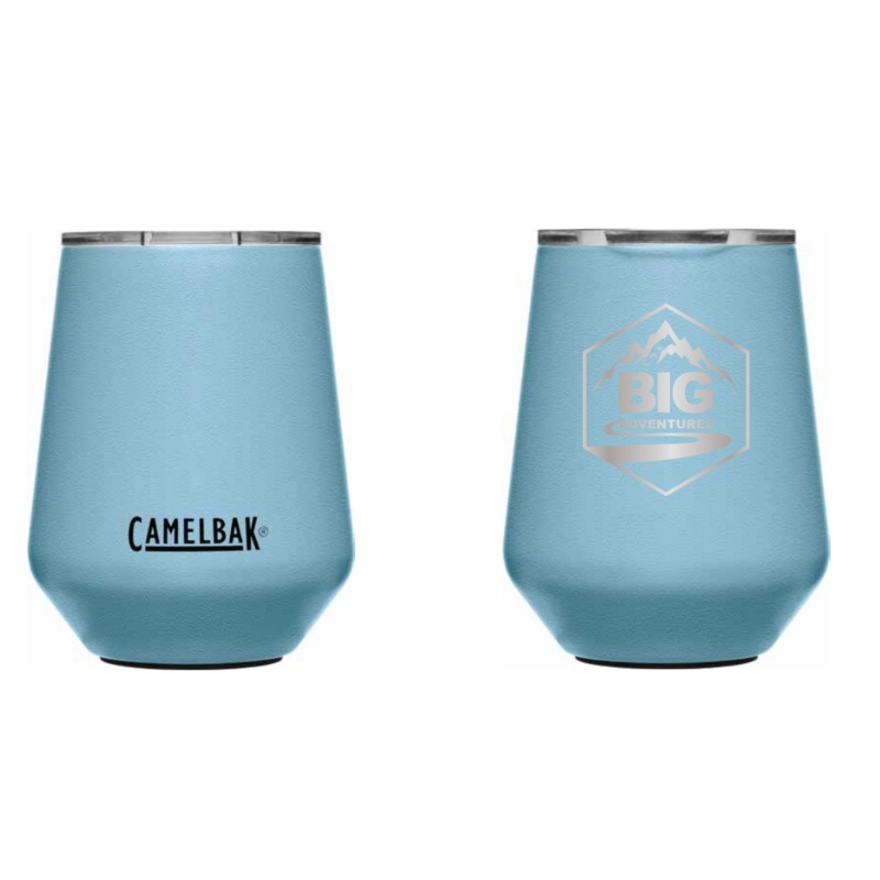 BIG Adventures Camelbak Horizon 12 oz Wine Tumbler, Insulated Stainless Steel 12oz