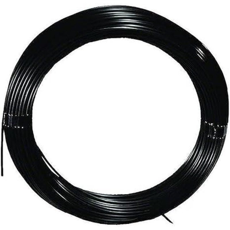 Black Marine Outrigger Line 100′ Blk Mono 400Lb Test w/Crimps