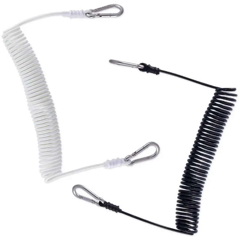 DIAMOND FISHING ROD & REEL SAFETY LEASH BLACK