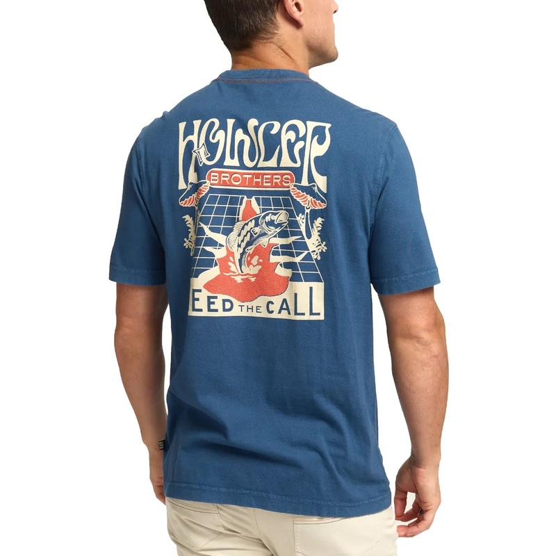 Howler Brothers Cotton Pocket T-Shirt – Bass Breakthrough : Key Largo Bass Breakthrough : Key Largo M