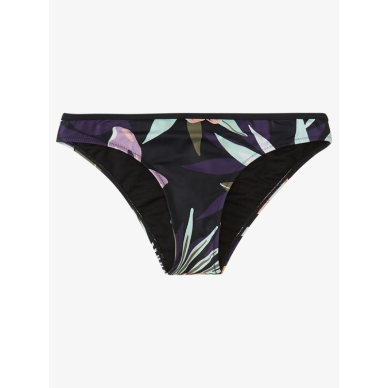 ROXY ACTIVE REGULAR COVERAGE BIKINI BOTTOM TRUE BLACK FASSO S