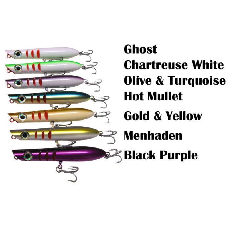 Tactical Anglers Sea Pencil Lures Black Purple Length: 6 1/4″ – Weight: 3oz