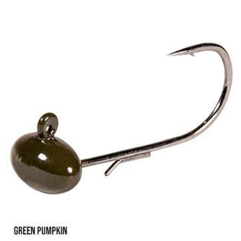 Z-Man Football NedZ Jigheads Green Pumpkin 1/8oz