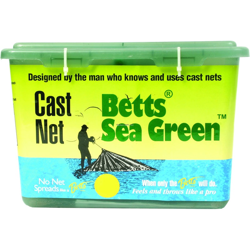 Betts Sea Green Mono Cast Net 5′ 5/8″ Mesh