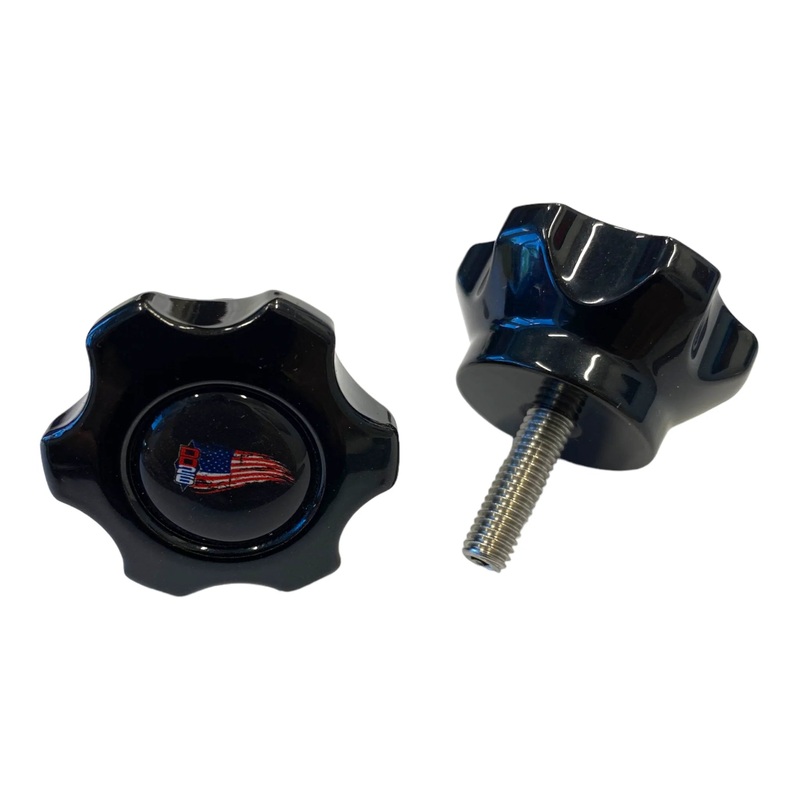 DD26 BILLET ALUMINUM GRAPH TRANSDUCER KNOBS Black Hummingbird Helix (up to 12″)