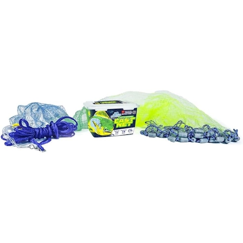 Ahi Jr Angler Series Cast Net 4 FT – KCF Edition – Multi