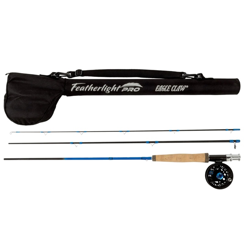 Featherlight Pro Fly Rod Combo, 8′ 3pc 5WT