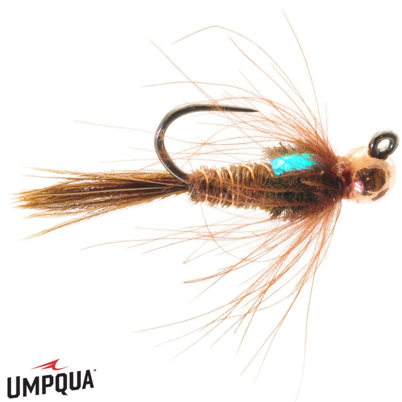 Umpqua Jigged CDC Pheasant Tail Tungsten Nymph 12