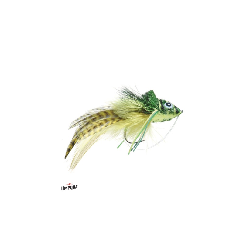 Umpqua Swimming Frog Fly White Belly #2