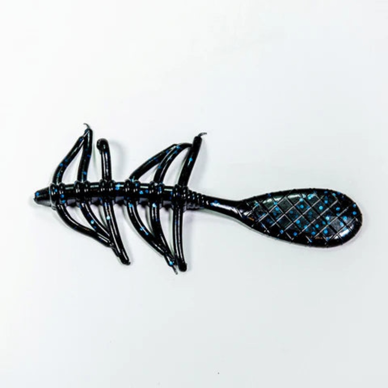 Crock-O-Gator 4″ Beaver Paddle Tail (10 Pk) Black Blue