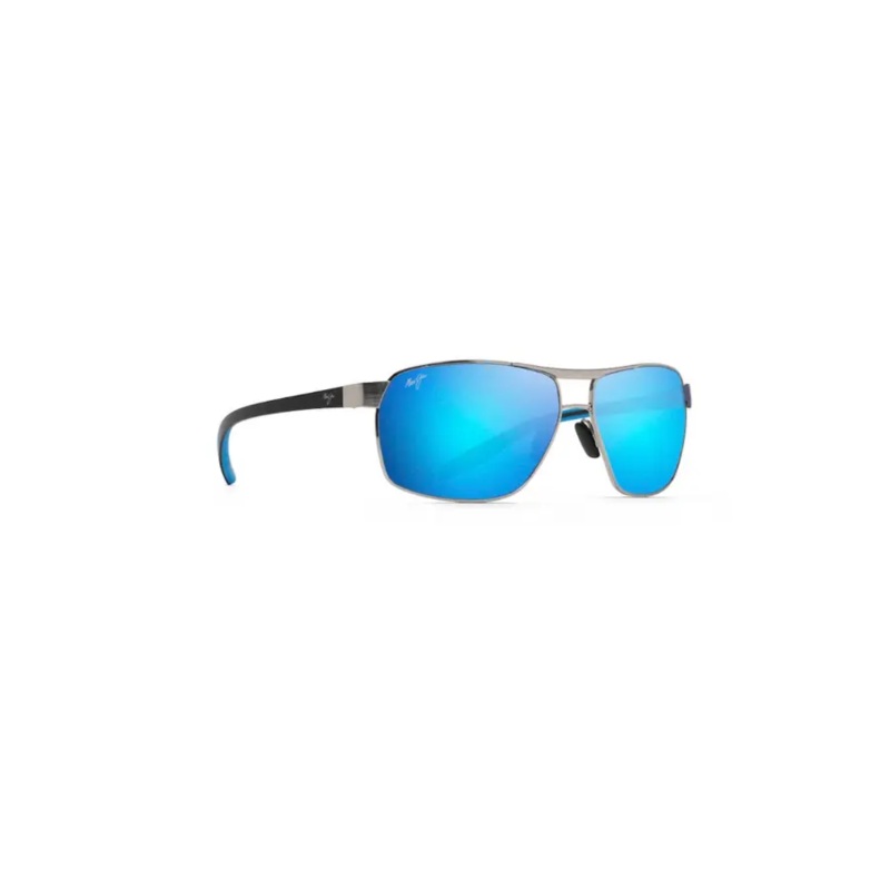 MAUI JIM THE BIRD POLARIZED SUNGLASSES CHROME BLUE HAWAII
