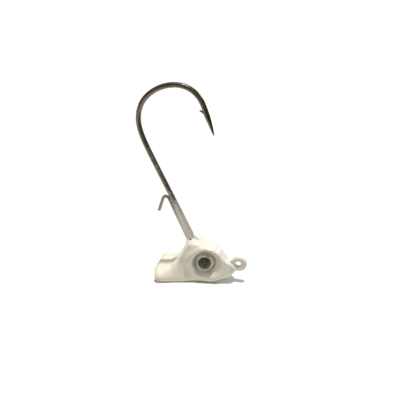 White Stand up Jig Heads 3pk 1/8oz