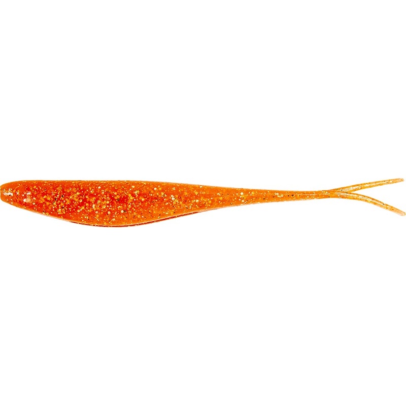 Z-Man Scented Jerk ShadZ 7 inch Soft Plastic Jerkbait 4 pack Atomic Sunrise