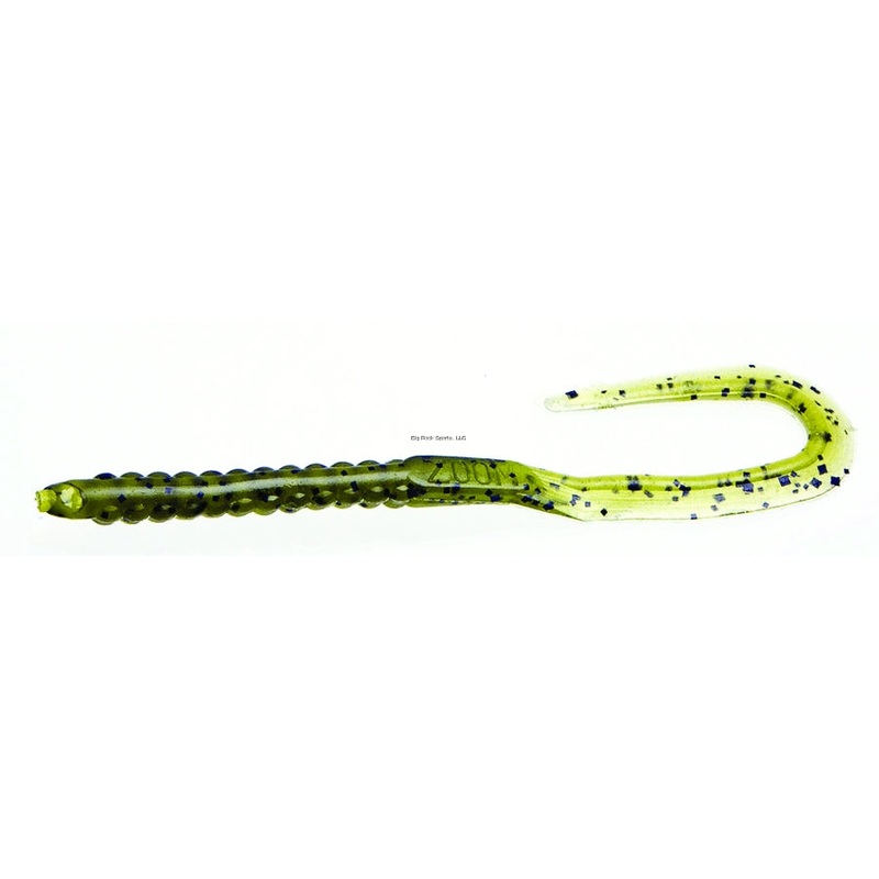 Zoom U-Tale Worm, 6-3/4″, 20pk Watermelon Seed