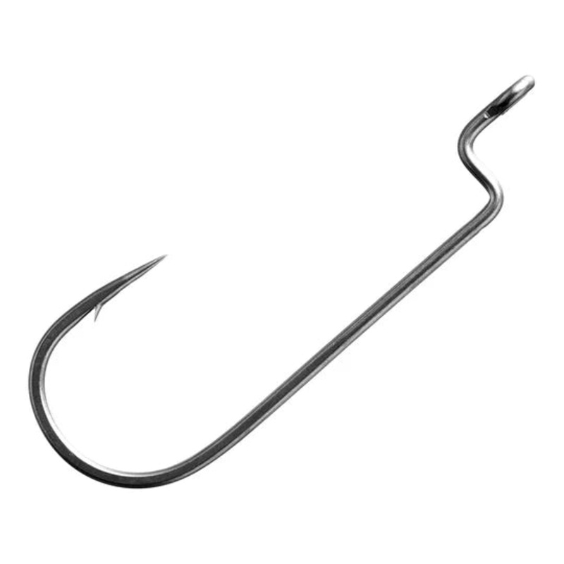 SPRO Power Offset Round Bend Worm Hook 4 pack 2/0