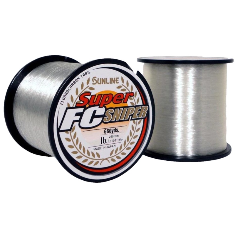 Sunline Super FC Sniper Fluorocarbon Line 8lb, 660yd Clear