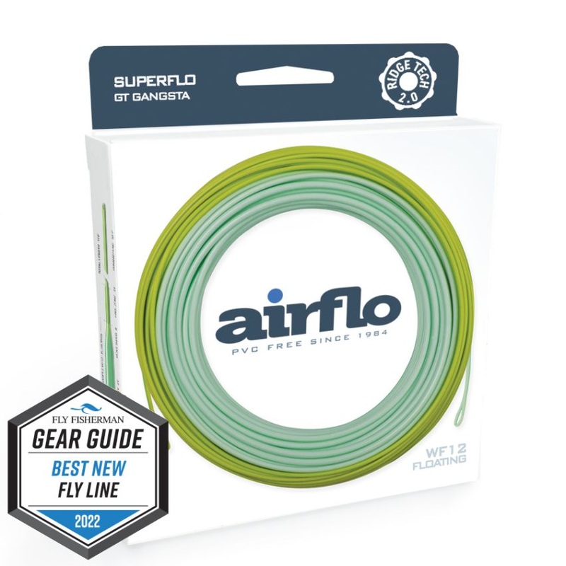Airflo RIDGE 2.0 GT GANGSTA FLOATING WF12F SEA FOAM / CHARTREUSE