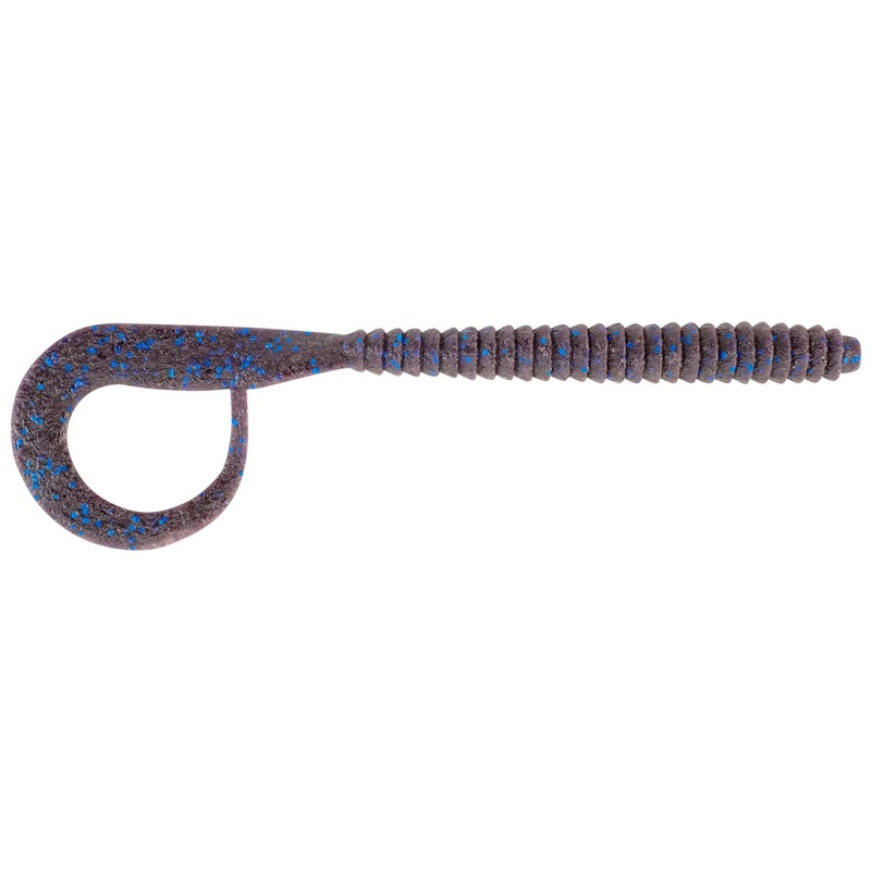 Berkley PowerBait MaxScent Kingtail Worm 8″ (6 Pk) Blue Fleck