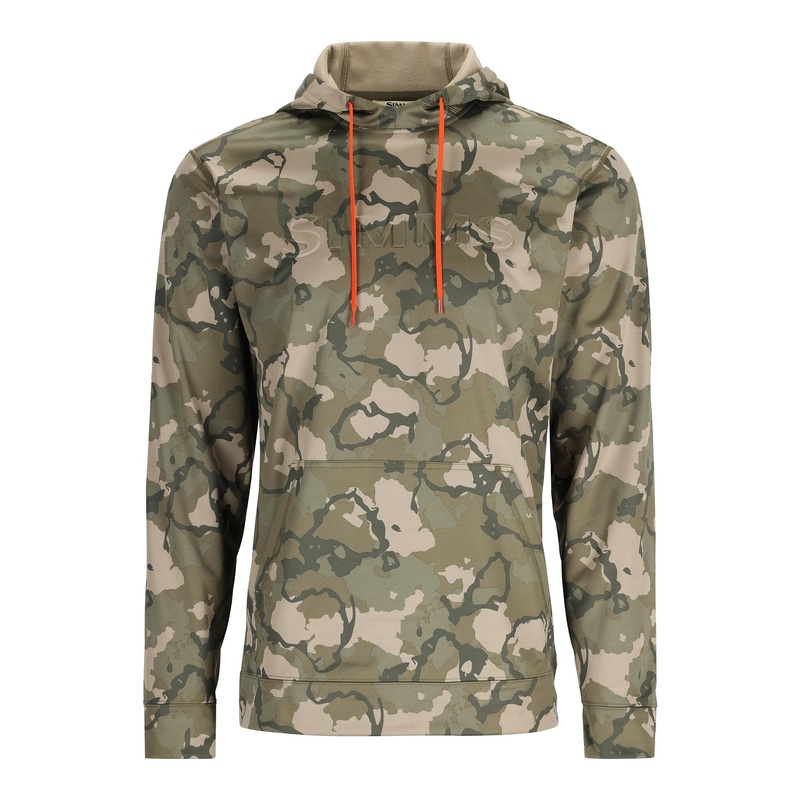 Simms M’s Challenger Fishing Hoody Regiment Camo Olive Drab S