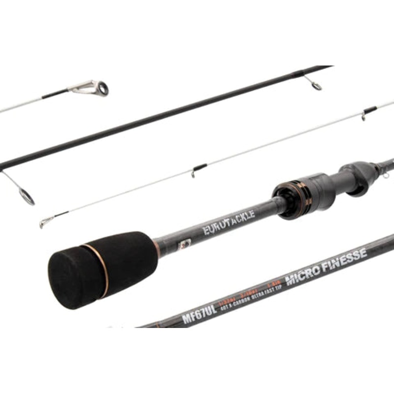 EUROTACKLE MICRO FINESSE 6’7″ ULTRA LIGHT SPINNING ROD