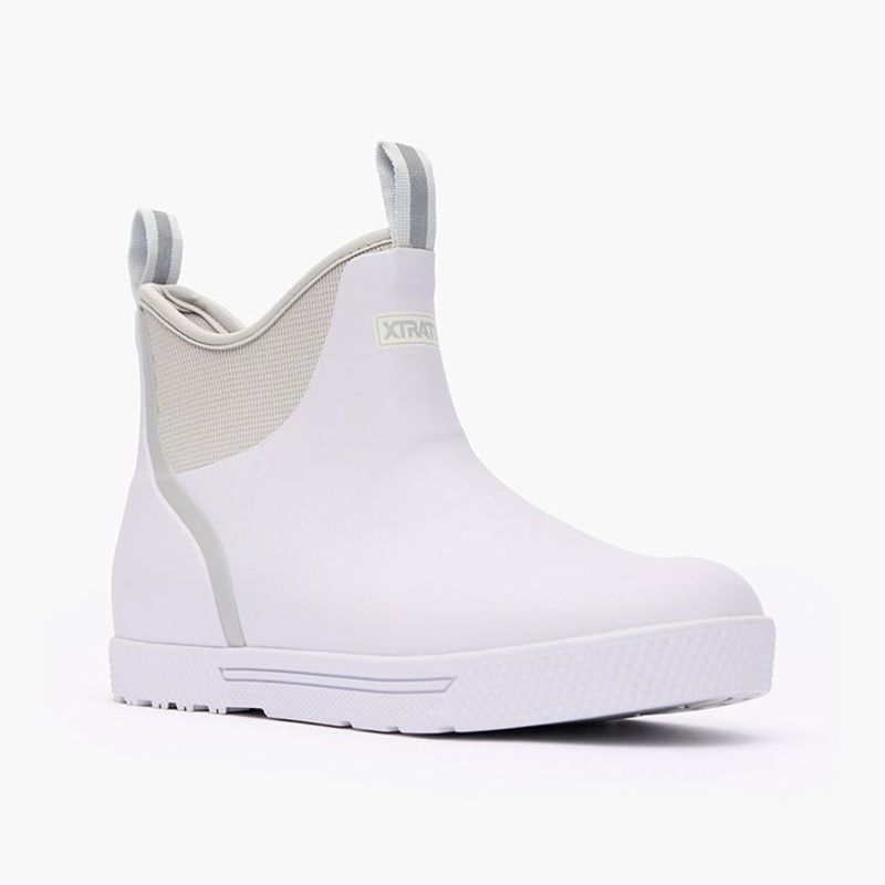 Xtratuf Men’s Wheelhouse 6″ Ankle Deck Boots White 8