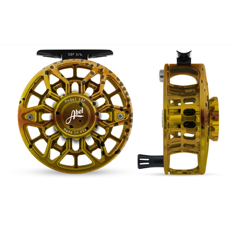 Abel SDF Fly Reel Ported – Native Cutthroat-Cutt Knob 5/6 WT with Blk Handle 5/6 wt