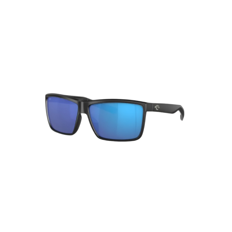 COSTA RINCONCITO POLARIZED SUNGLASSES MATTE BLACK BLUE MIRROR GLASS (580G)