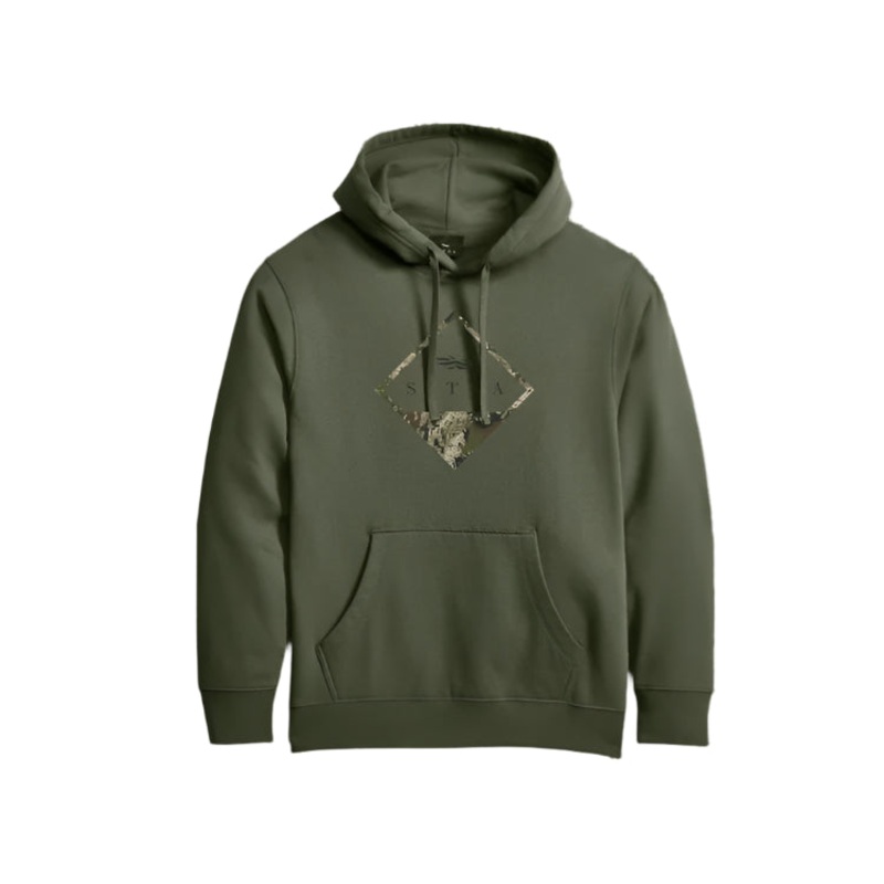 Sitka Optifade Badge Pullover Hoody Olive Green S