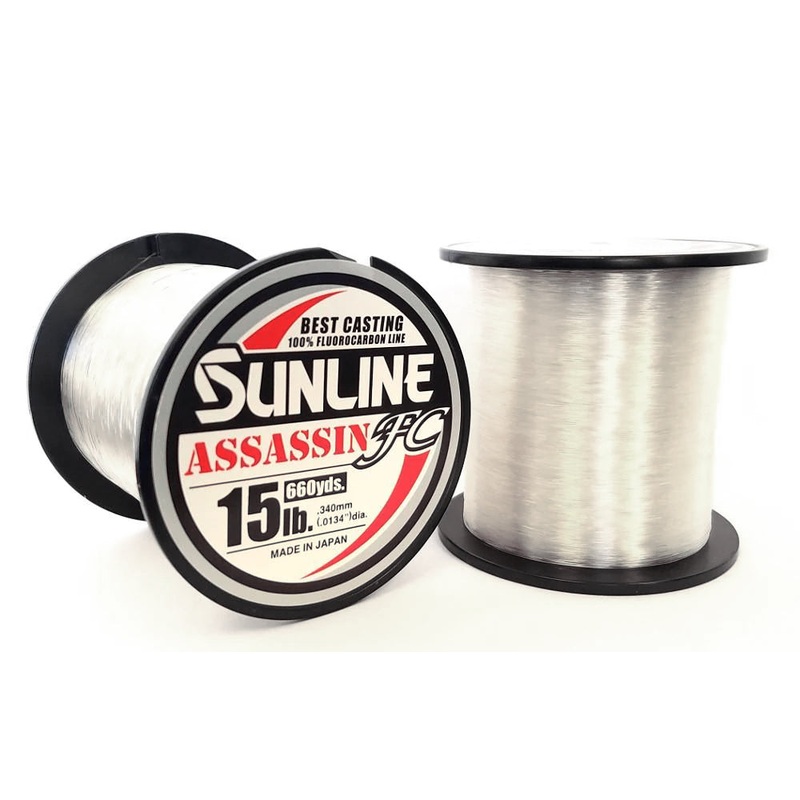 Sunline Assassin FC Fluorocarbon Line Clear 660 Yards 8 pound