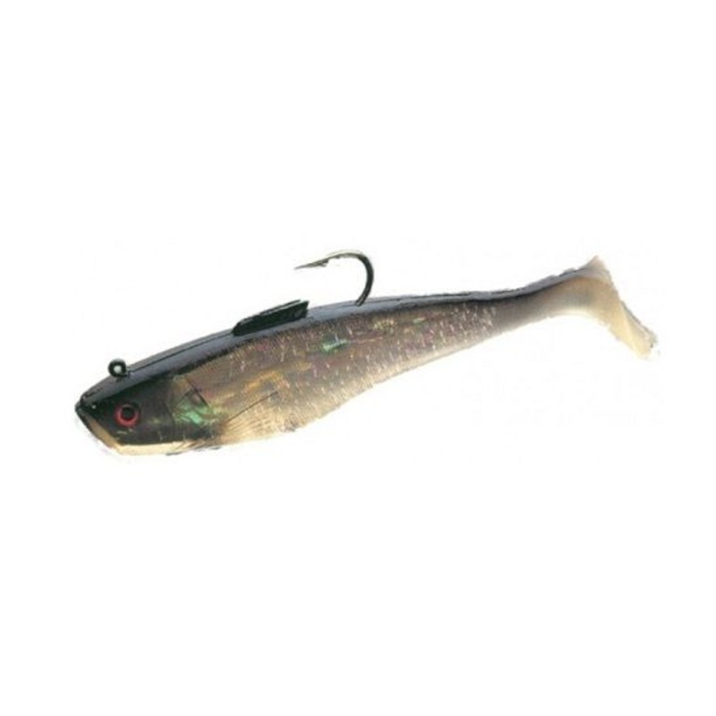 Tsunami Pro Swim Shad Holographic Swim Bait 4″, 1oz 3pk SS4 Mullet/Black Back