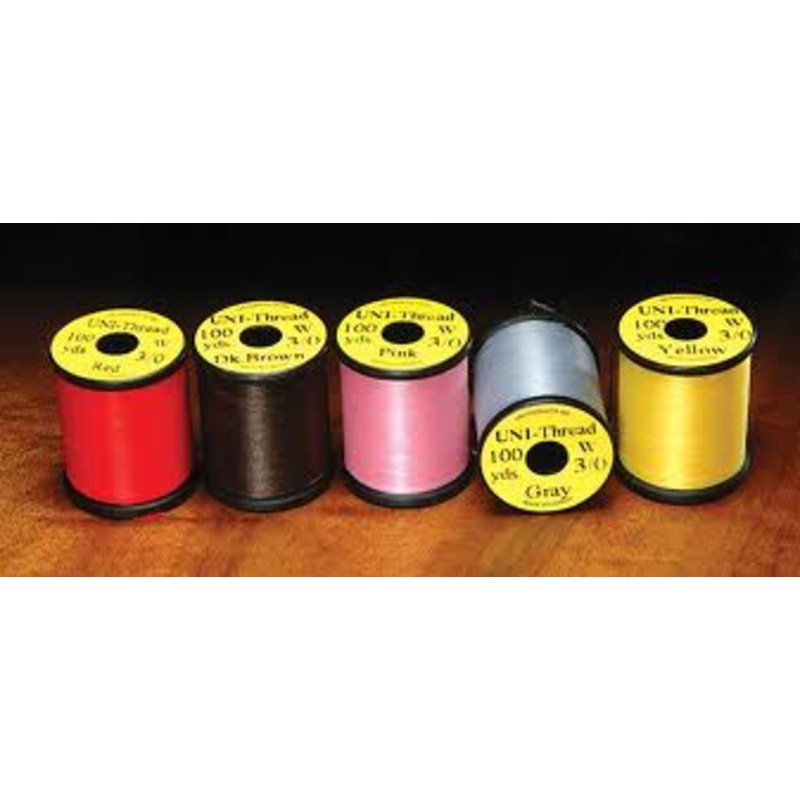 UNI 3/0 Waxed Thread Multiple Colors – Fly Tying Black