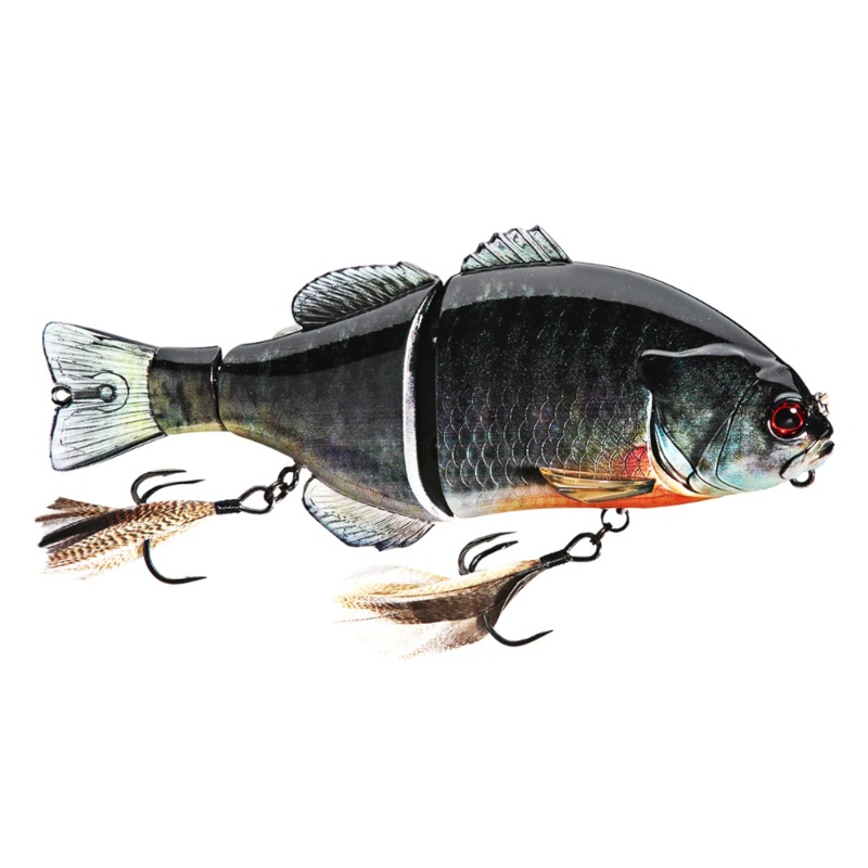 Jackall Gantarel Floating Segmented Swimbait, 6 1/4″, 2 1/2oz, RT Spawn Gill