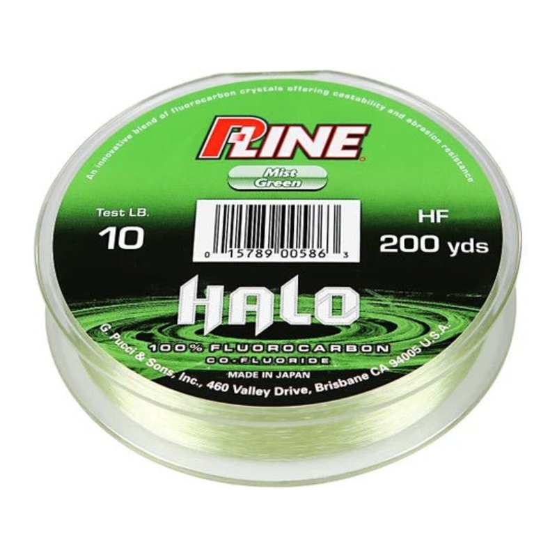 P-Line HALO Fluorocarbon Co-Fluoride Mist Green 8LB 200yd