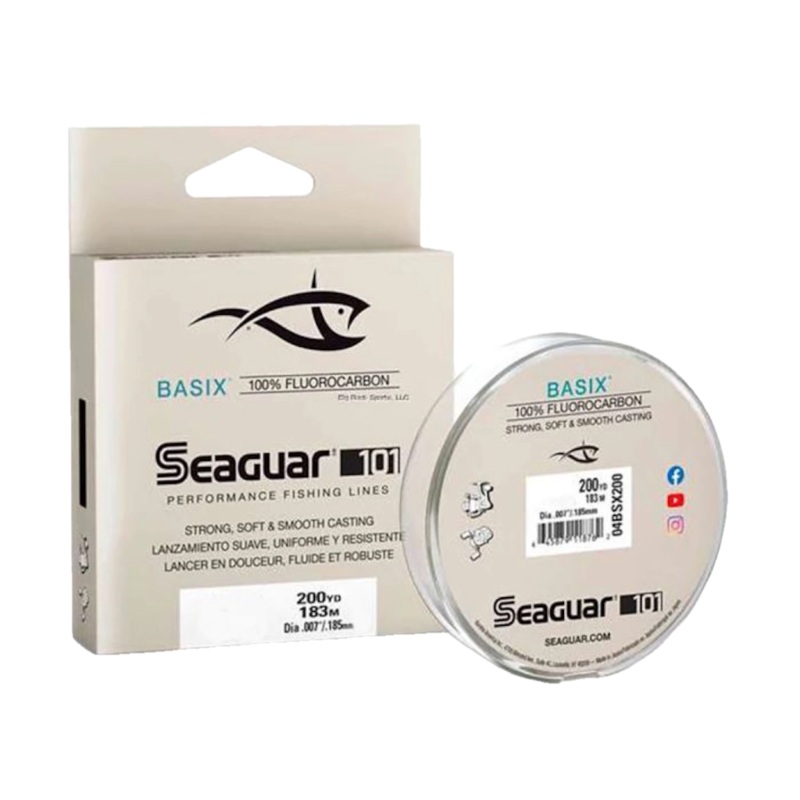 Searguar 101 BasiX Fluorocarbon Line 200yd (4lb, 6lb, 8lb, 10lb) 04 LBS
