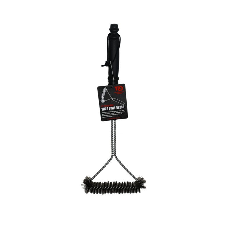 TWISTED ROOT DESIGN 17″ EXTRA WIDE WIRE GRILL BRUSH