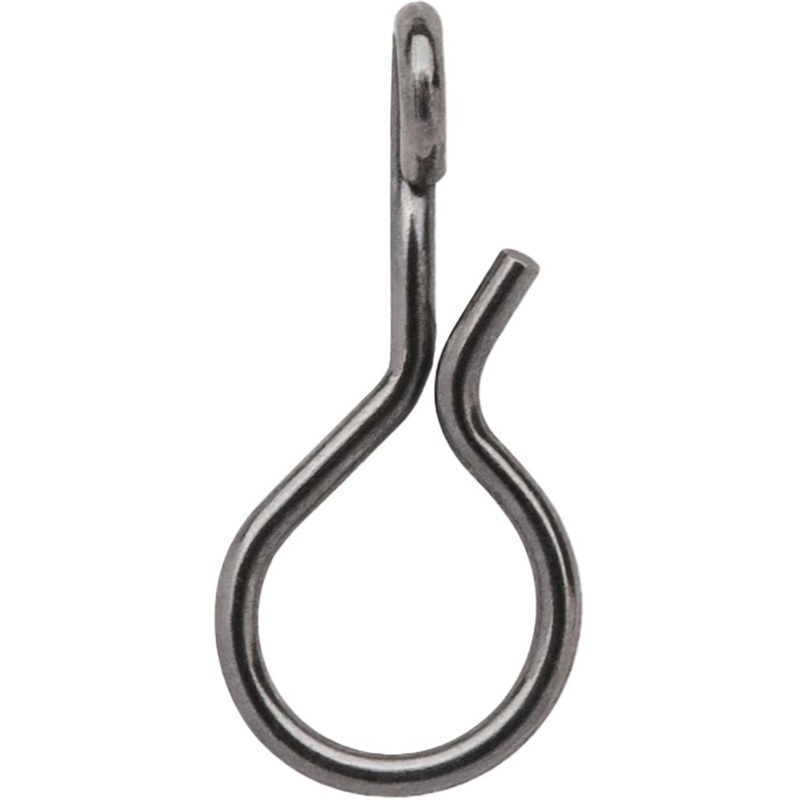VMC Black Stainless Steel Fast Snaps – 10 Pack Black Chrome #6