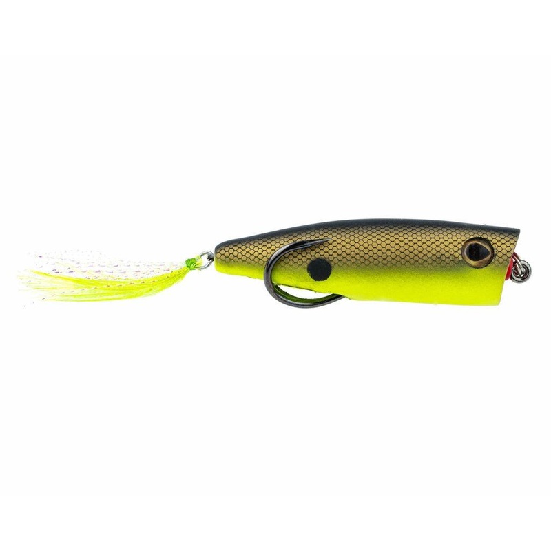 American Baitworks Zoo Pop 3/8oz Topwater Popper Chartreuse Shad