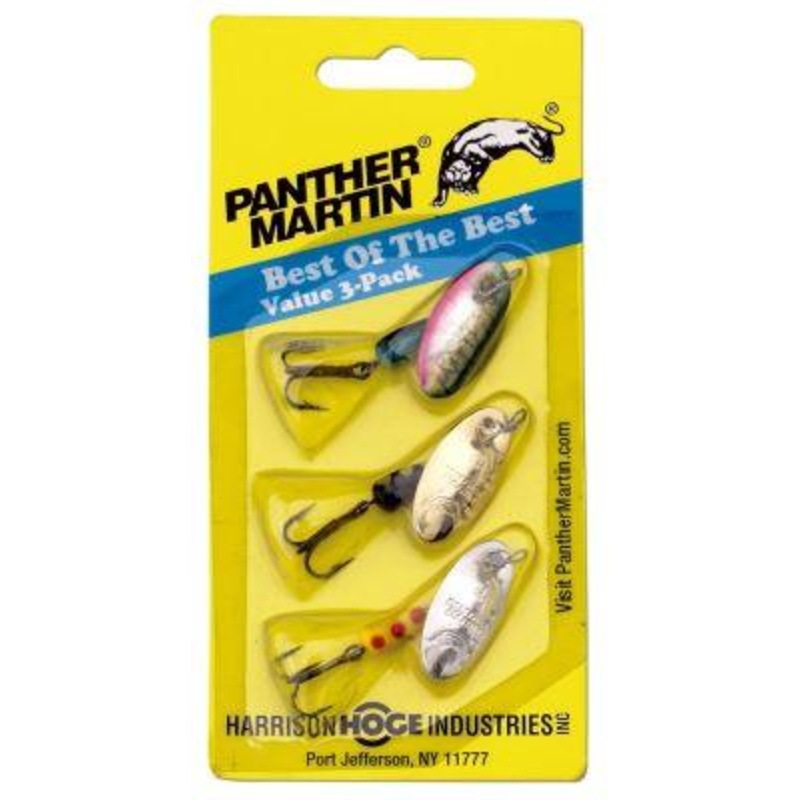 Panther Martin Best of the Best 3 Pack Inline Spinners