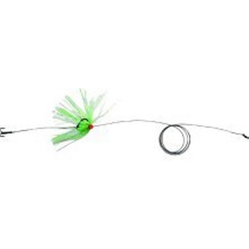 Sea Striker Carolina Live Bait King Rig #5 Solid Wire 1-2/0 Chartreuse