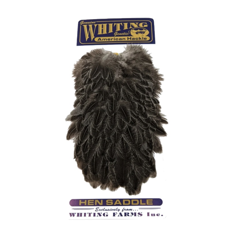 Whiting Farms American Hen Saddle Grizzly