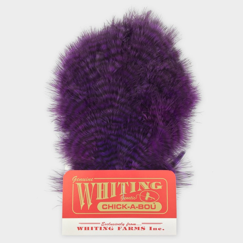 Whiting Farms Chickabou Patch Feathers Grizzly