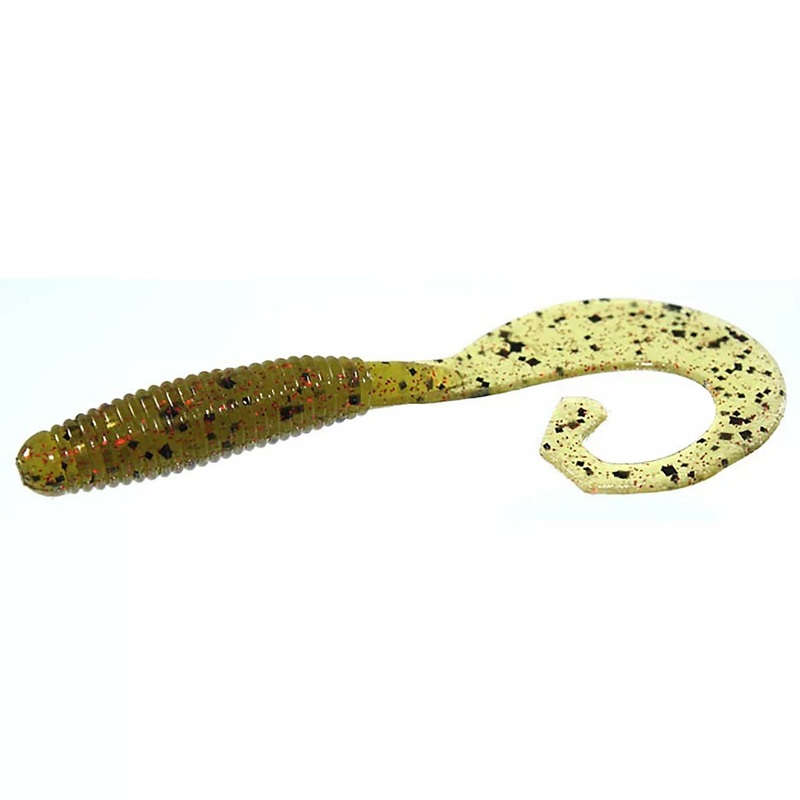 Zoom Tab Tail Grub 4″ Green Pumpkin