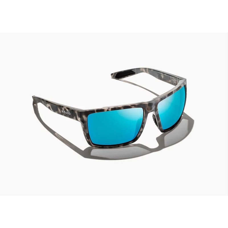 BAJIO STILTSVILLE Gray Tortoise Matte Blue Mirror Glass