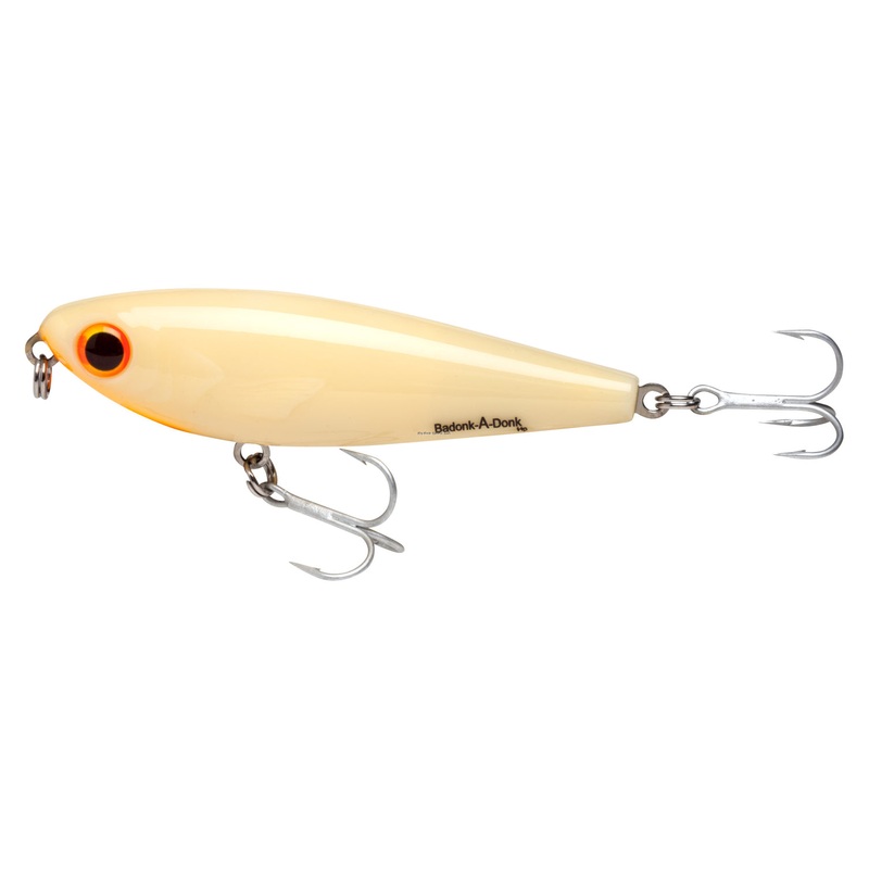 Bomber Badonk A Donk High Pitch, 4″, 3/4 oz, Bone Orange Throat