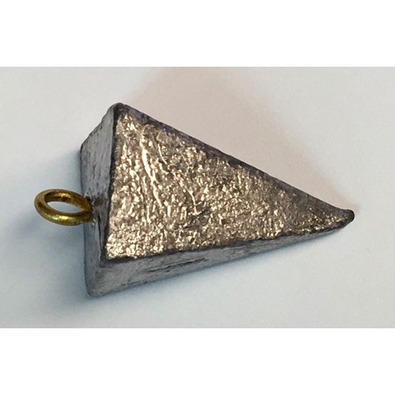 LEAD PYRAMID SINKERS 1oz (4pk)