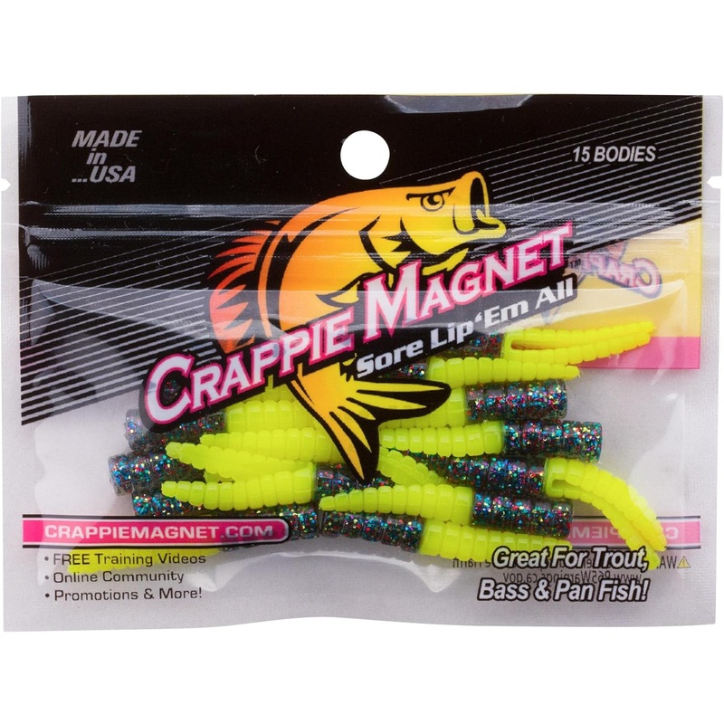 Leland Crappie Magnet 15 Pc. Body Pack Mardi Gras