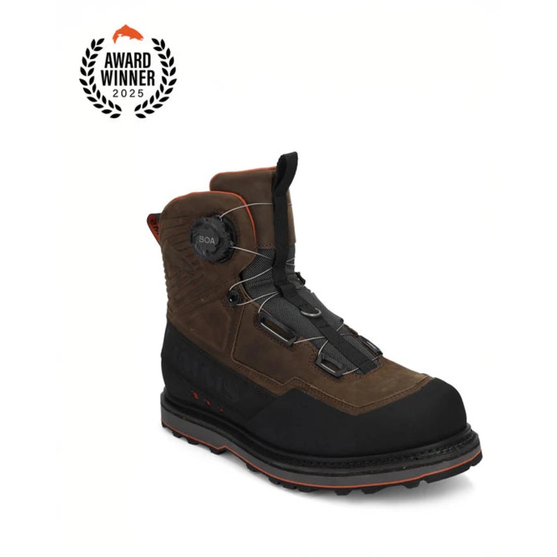 Simms – Men’s G3 Guide Boa Boot – Vibram (NEW) Hickory 12